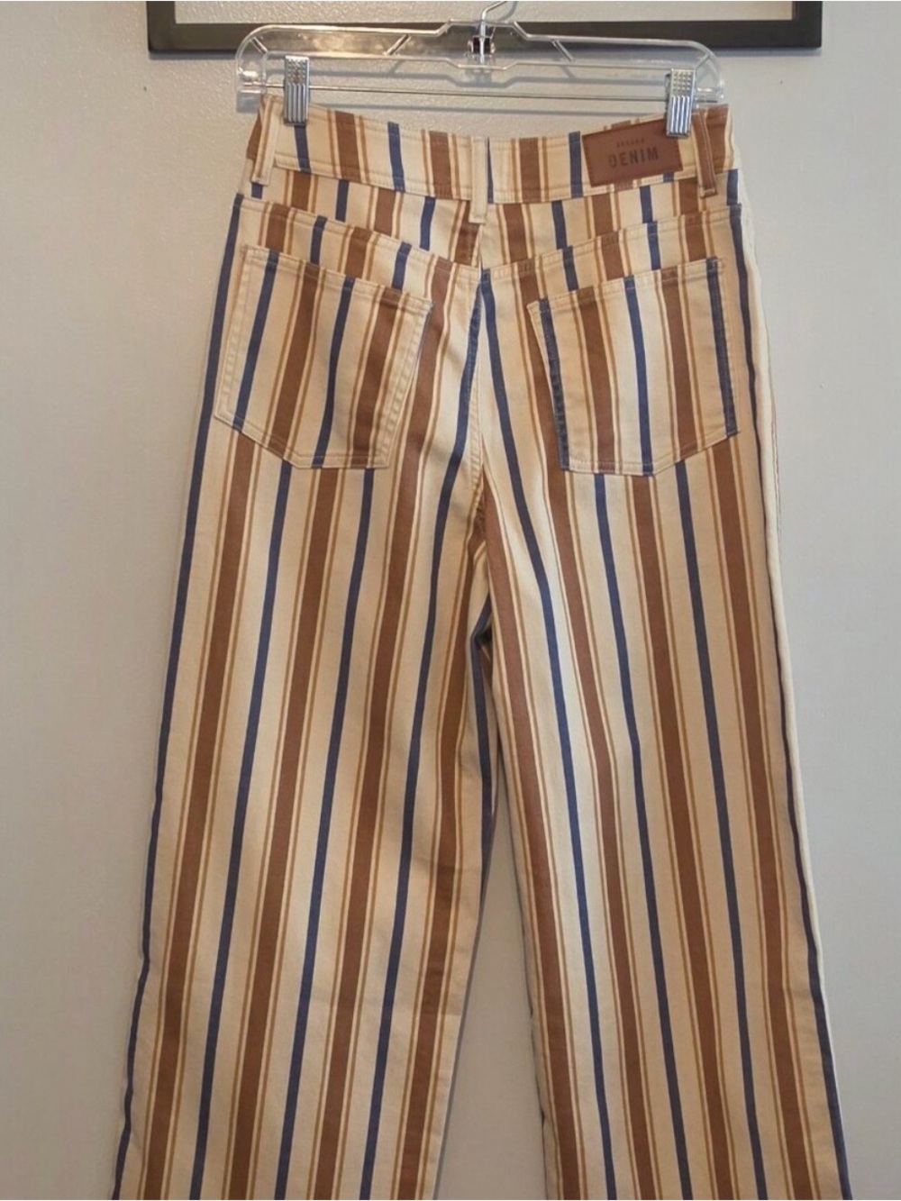 Sezane le crop striped denim - open to offers